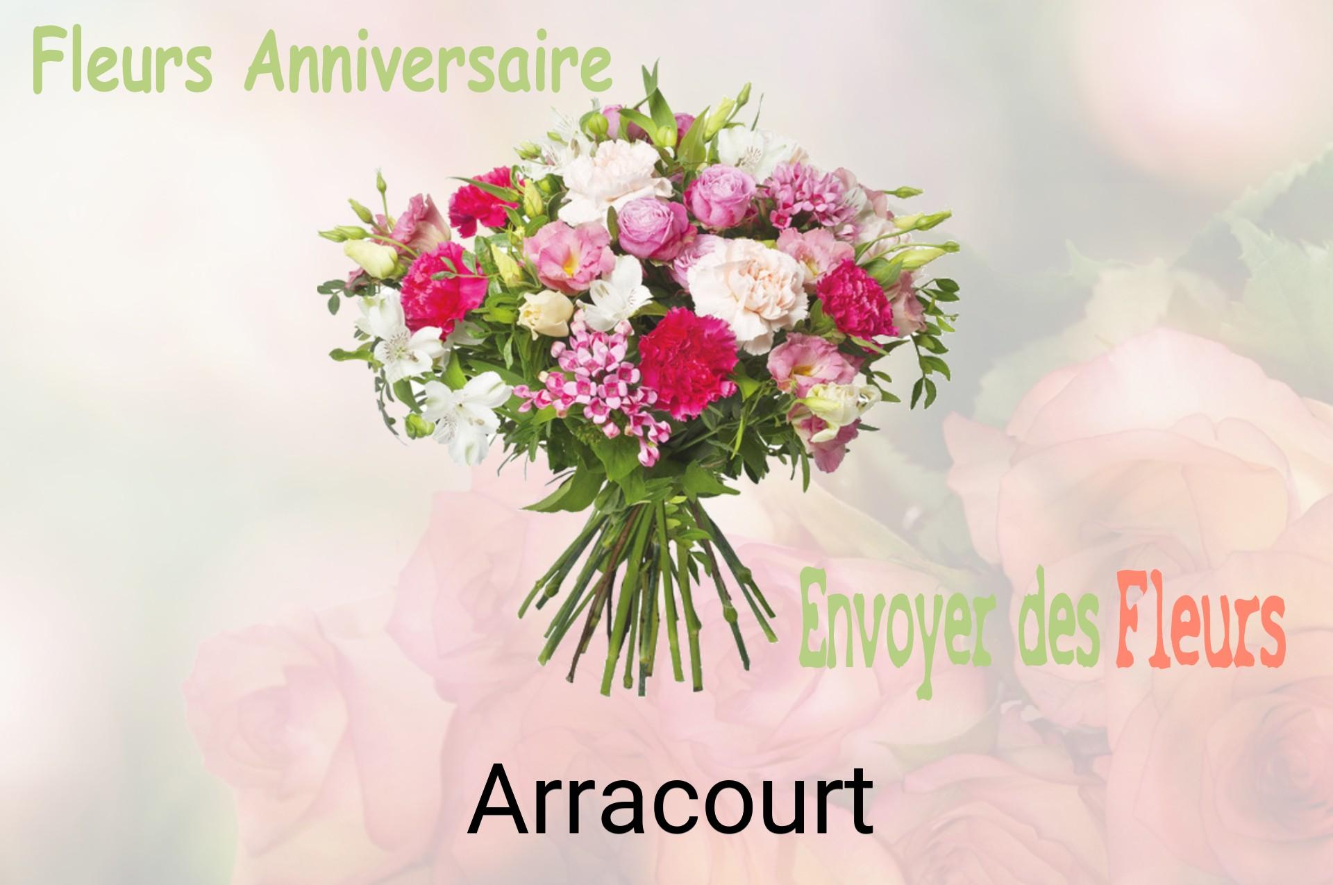 Bouquet de fleurs d’anniversaire livré à Arracourt
